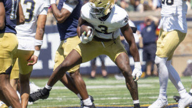 Notre Dame Fighting Irish linebacker Jaylen Sneed