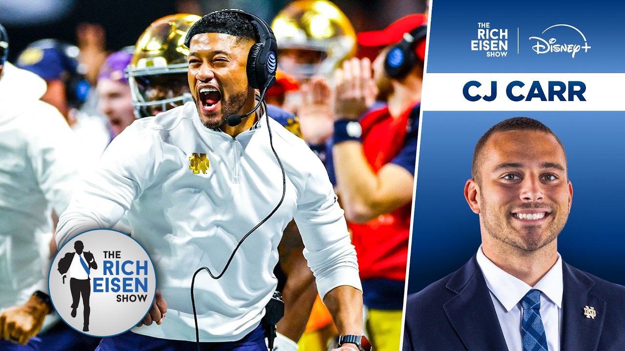 CJ Carr praises Marcus Freeman's leadership on The Rich Eisen Show